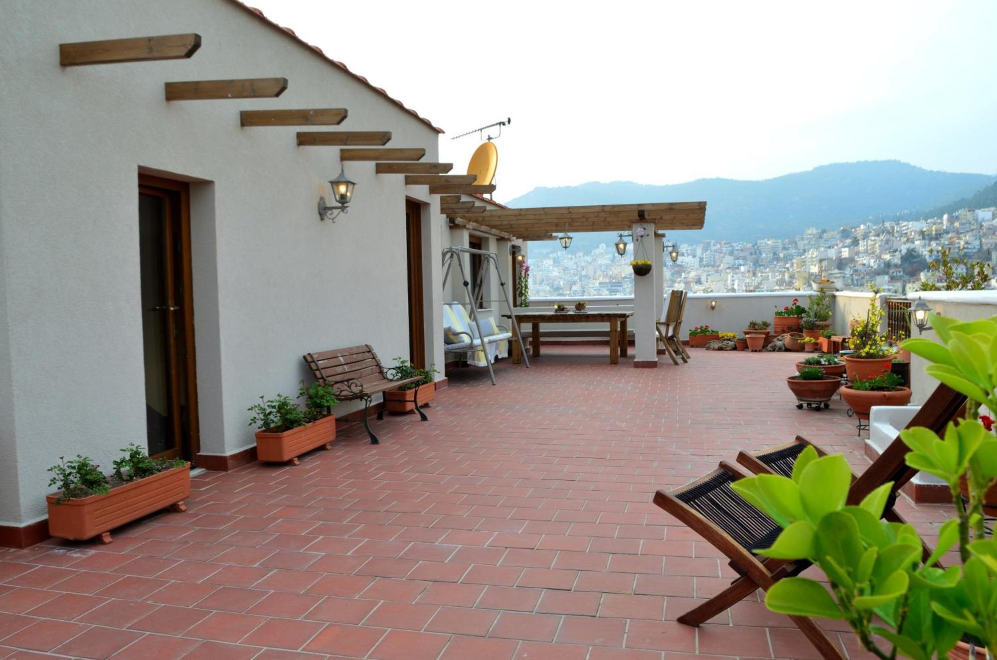 Old-Town Roof-Garden Suite Kavala Bagian luar foto