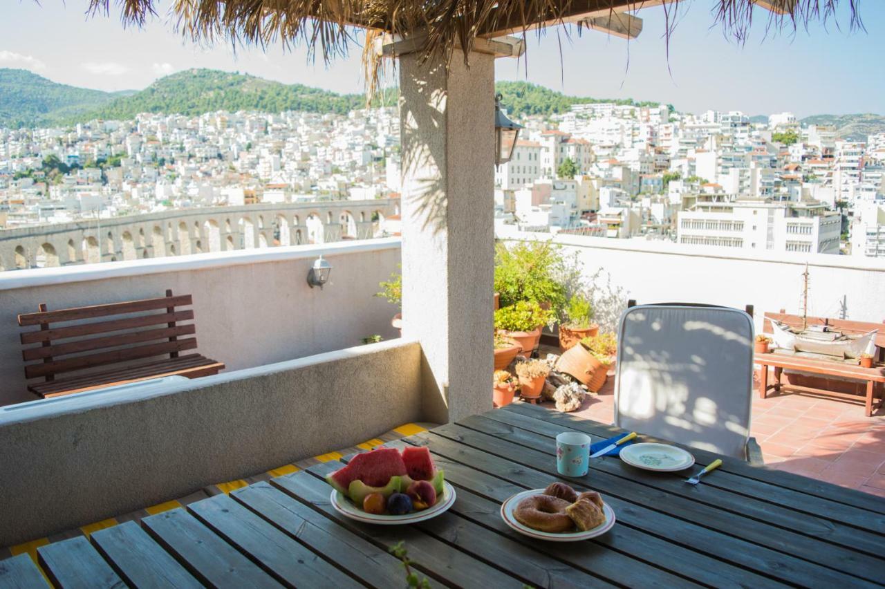 Old-Town Roof-Garden Suite Kavala Bagian luar foto